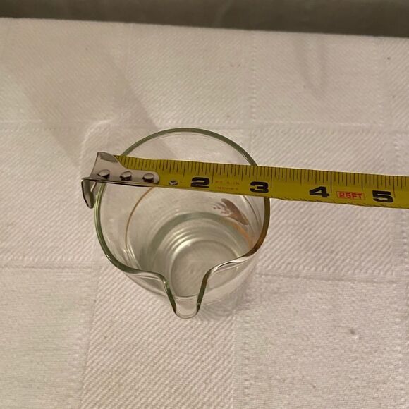 Vintage Hazel Atlas Martini Cocktail Pitcher Pheasant Bird Barware MCM Barware - Picture 7 of 9